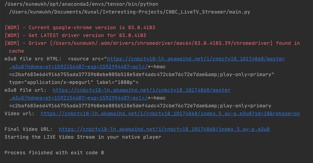 Web Scrapping Output